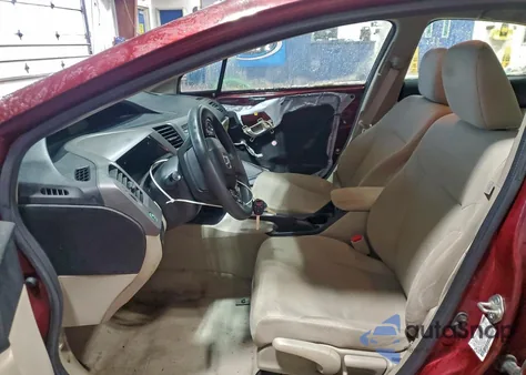 2012 Honda Civic Lx z USA, uszkodzony, nr VIN 2HGFB2F58CH584698